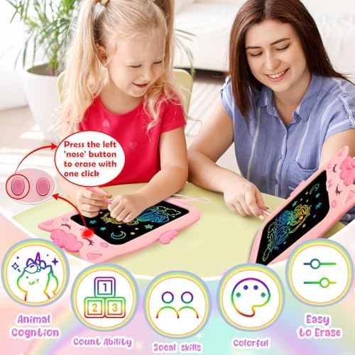 Yubaleer writing tablet features one click erase button