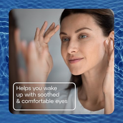 TheraTears night time dry eye therapy box showing electrolyte balanced formula details