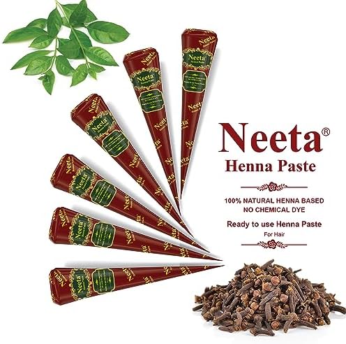 Premium packaging of authentic natural henna paste for Indian consumers