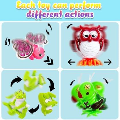 Different whimsical creatures including the dinosaur and upside down monkey showing smooth child safe edges.