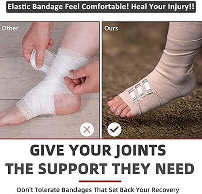 FRESINIDER professional grade elastic wrap for calf and thigh muscle strains.