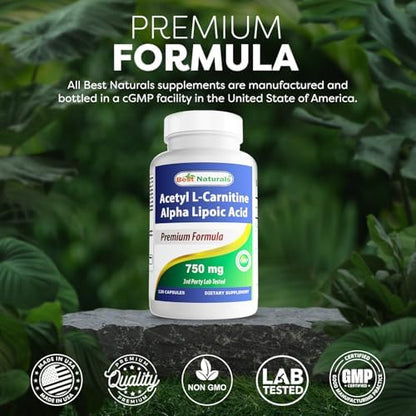 Best Naturals supplement packaging details and quality certifications