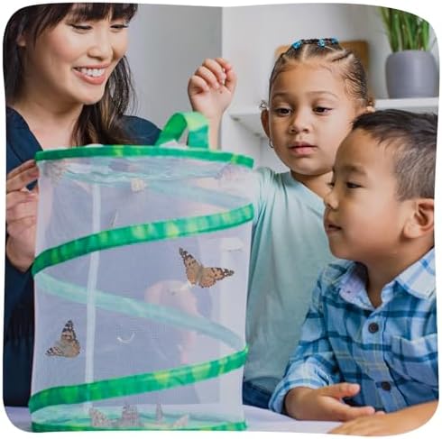 Insect Lore Raise and Release Butterfly Garden Kit – Caterpillar Habitat with redeemable Voucher – STEM-accredited Butterfly Growing Kit for Kids, Classrooms, and Homeschool Learning - Image 4