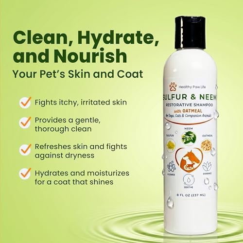 USA imported restorative sulfur and neem cleanser for cats and dogs