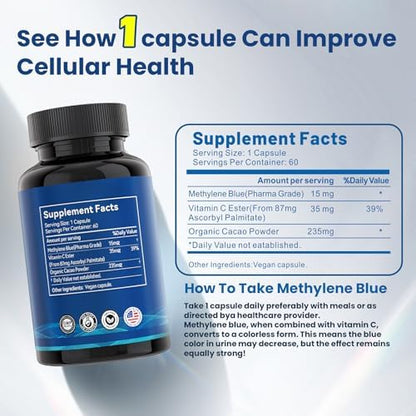 Authentic USA imported Lucemed methylene blue supplement