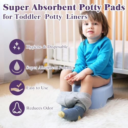 Compact Jojhdr absorbent pads for portable travel potty chairs