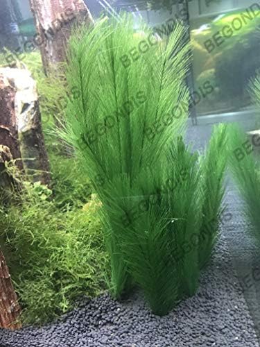 Vibrant green non toxic faux aquarium decorations for fish tank