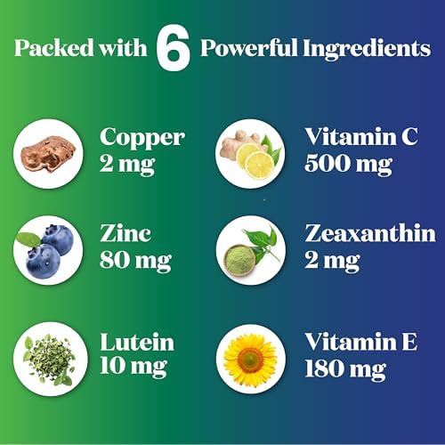 Superfood MD USA imported eye care supplement bottle with lutein and zeaxanthin