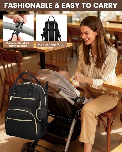 Pritent baby bag accessories including matching pacifier pouch