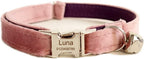Cat Collar Personalized with Name Phone Number Engraved,Customized with Bell for Small Dogs Puppy Kitten - Image 13
