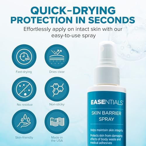 Liquid silicone medical barrier spray for peristomal skin protection