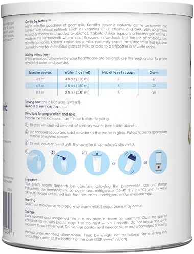 Authentic immunity boosting premium junior nutrition beverage preparation instructions