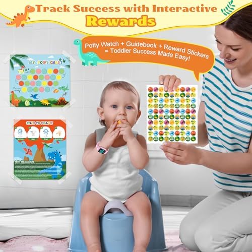 Vtaige potty training kit components with magnetic charger