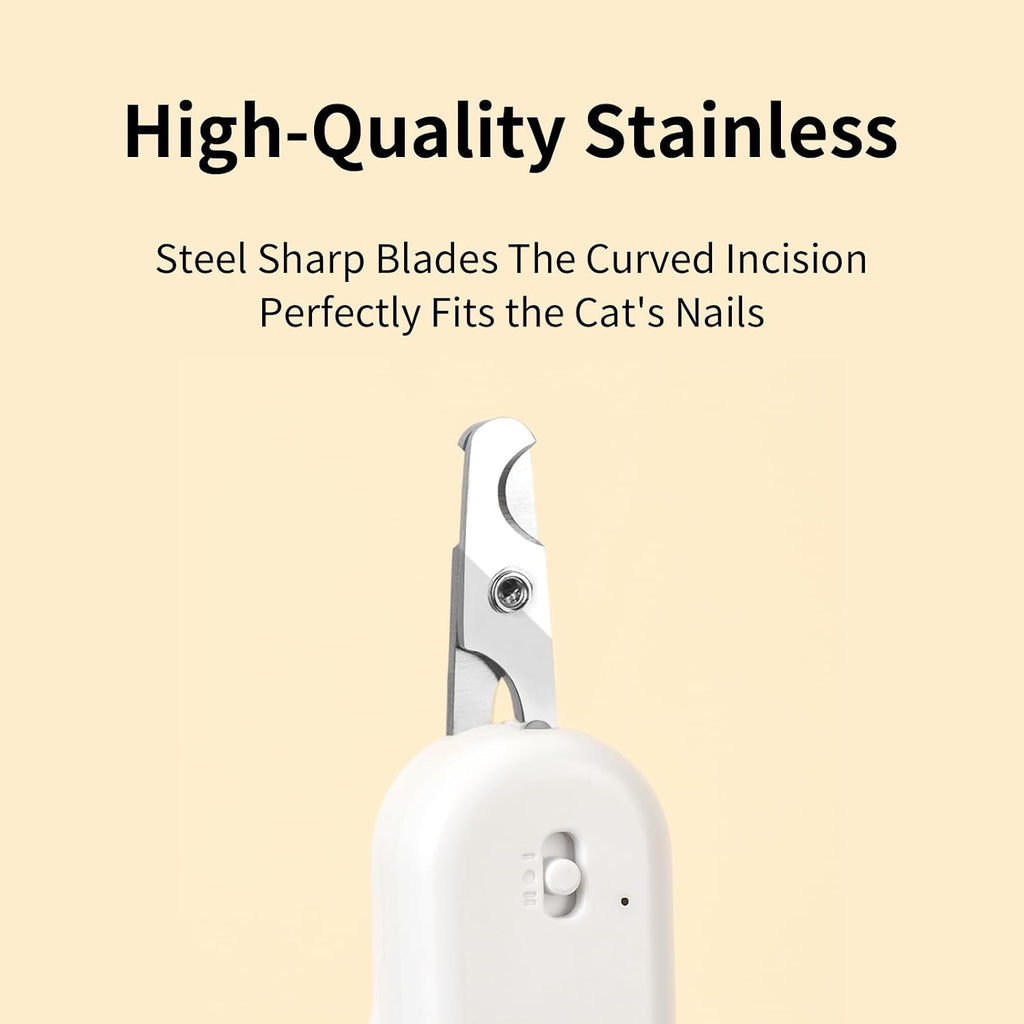 Cat Nail Clipper with LED Light, Safe & Precise for Cats & Kittens - Image 4