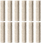 Close up view of the resilient poly fiber texture of the aquarium ammonia removing pad.