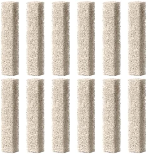 Close up view of the resilient poly fiber texture of the aquarium ammonia removing pad.