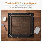 PJYuCien forty eight inch square pet playpen accessory cover close up