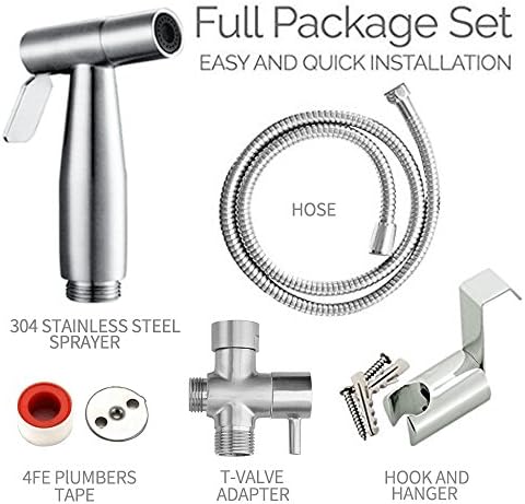 Orangehome bidet kit installed on a toilet tank