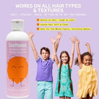 Lice Mamas packaging highlighting the pesticide free formula for families.
