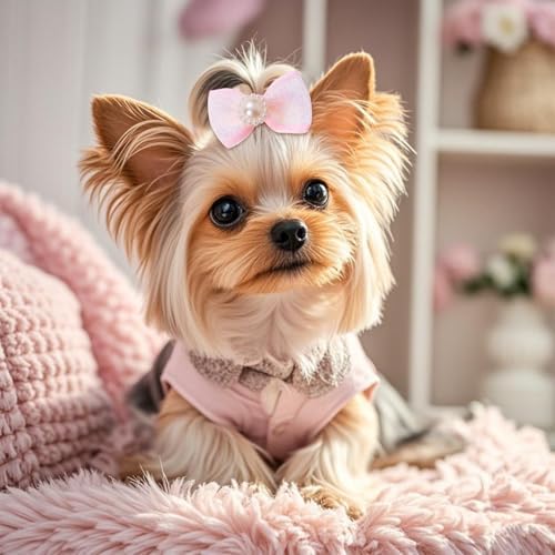 Pistha decorative hair bows for cats and kittens