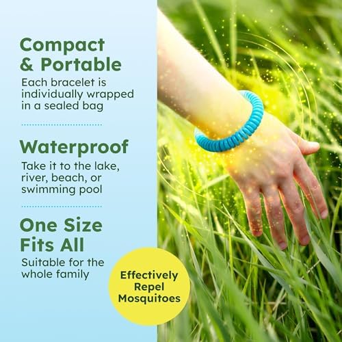 Child wearing comfortable BugMD mosquito repellent band