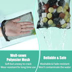 Aquaneat coarse mesh filter bag texture and 2mm holes