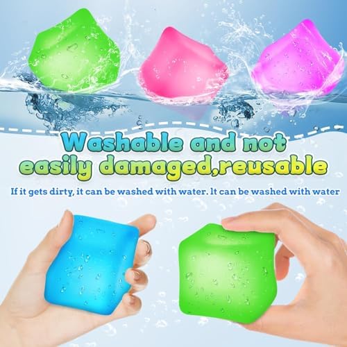 Close up view of the durable thermoplastic rubber outer shell on a pink sensory cube.