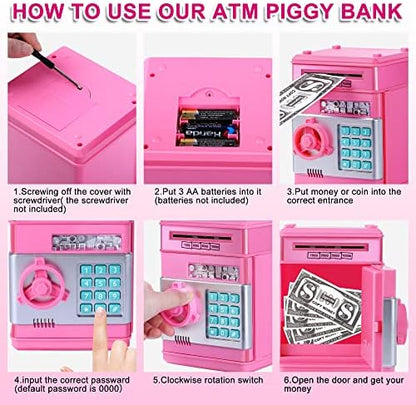 GuDoQi electronic ATM bank packaging box for kids birthday gifting