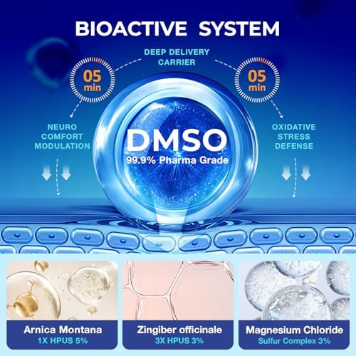 Dr. Luke Pharmaceutical Grade DMSO Roll On 99.9 Pure: Dsmo Pharmaceutical Medical Grade Lotion for Joint & Muscle Relief with Arnica, Magnesium Chloride, Lavender, MSM, Menthol & Frankincense - 1 Pack - Image 4