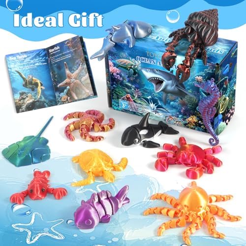 Toycost educational booklet for kids ocean animal toys