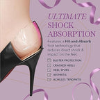 Ballotte 8 pack natural color heel cushions for loose shoes.