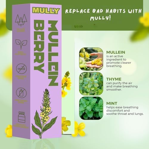 Portable Mully aromatherapy device in berry flavor for smoking alternative.