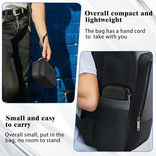 TORIBIO shockproof detachable blade carrier being held by its durable ergonomic hand strap.