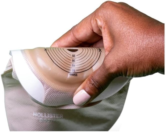 Hollister 11703 medical skin barrier with adhesive tape border for secure ostomy management