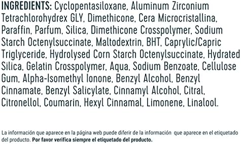 Authentic USA imported Rexona 96 hour anti perspirant cream product packaging details
