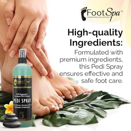FootSpa Step 1 pedicure preparation spray for hygienic foot treatment