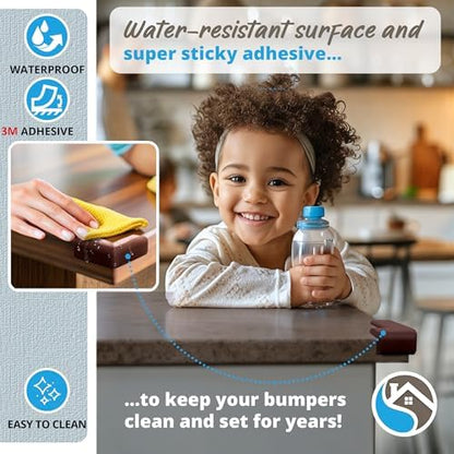 8 pack furniture safety corner protectors set