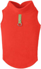 Gooby Fleece Vest Dog Sweater - Clay, X-Large - Warm Pullover Fleece Dog Jacket with O-Ring Leash for Small to Medium Dogs - Image 12