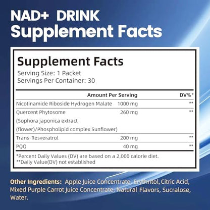 Vivonu NAD liquid supplement lifestyle shot with packet