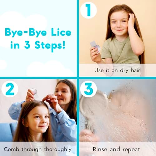 Handheld scalp psoriasis comb for children and adults