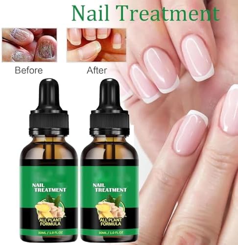 Instructions for applying ginger nail serum