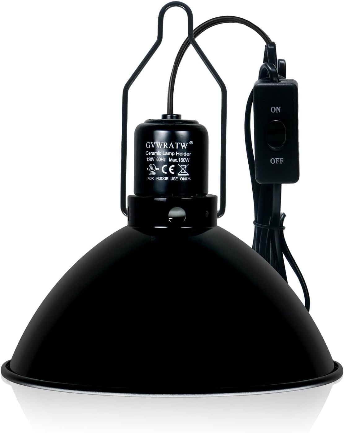 PTSCBS 8.5 Inch Standard Lamp Dome front view showing the polished aluminum interior.