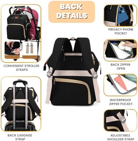 Rosegin backpack featuring insulated bottle holders