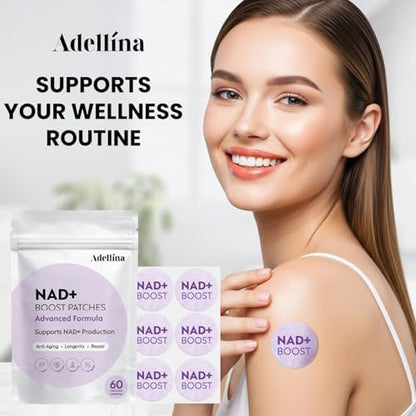 Adellina transdermal patch application illustration
