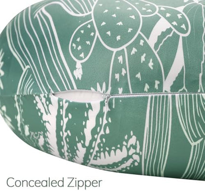 Dayeeball feeding pillow cover featuring hidden zipper detail