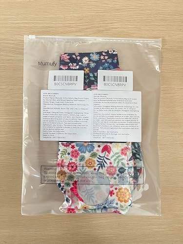Soft fabric Mumufy urostomy bag protector wrap being adjusted for daily use.