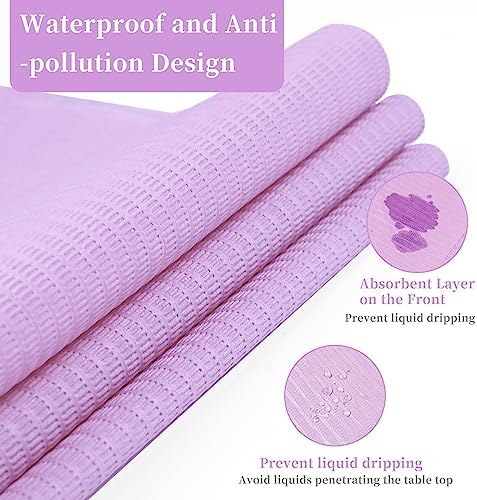 Bomoqing disposable table mat being used in a manicure setup