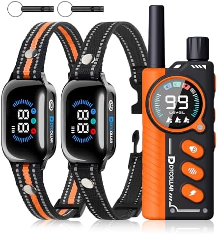 Vibrant digital display on the pet remote trainer showcasing active training modes