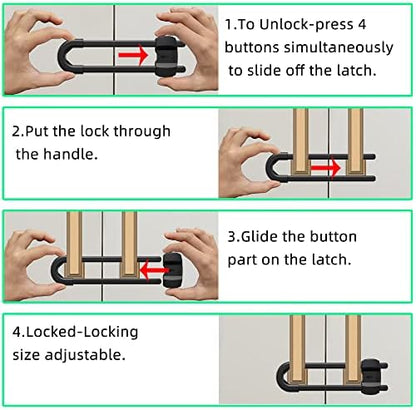 Child safety locks applied to a wardrobe drawer to prevent child access