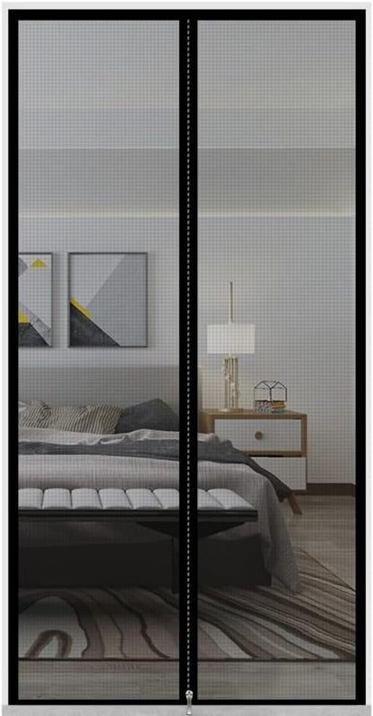 Easy install adhesive screen door for pets